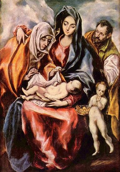 El Greco Hl. Familie china oil painting image